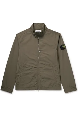 Stone Island Logo-Appliqu??d Micro Twill Jacket - Men - - XXL