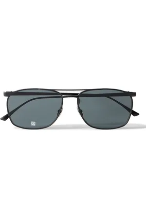 Saint Laurent Aviator-Style Metal Sunglasses - Men