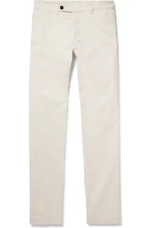 MASSIMO ALBA Winch2 Straight-Leg Cotton-Blend Twill Trousers - Men - - IT 46