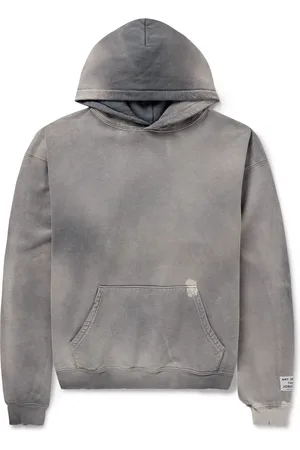 GALLERY DEPT. Ventura Logo-Appliqu??d Distressed Cotton-Jersey Hoodie - Men - - S