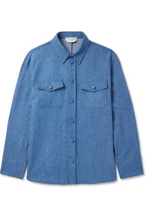 GABRIELA HEARST Everly Cotton and Linen-Blend Chambray Overshirt - Men - - IT 52