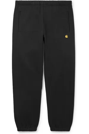 Carhartt Chase Tapered Logo-Embroidered Cotton-Blend Jersey Sweatpants - Men - - S