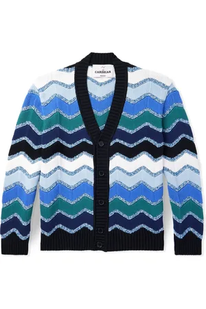 Missoni Striped Cotton-Blend Cardigan - Men - - IT 48