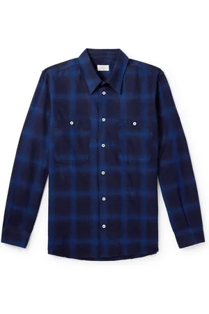 ALTEA Checked Cotton-Flannel Shirt - Men - - S