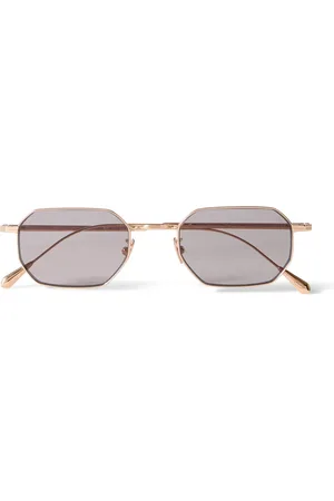 Cutler and Gross 0005 Round-Frame Rose Sunglasses - Men