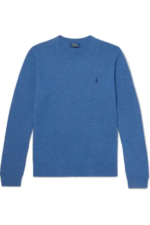 Ralph Lauren Logo-Embroidered Wool and Cotton-Blend Sweater - Men - - M