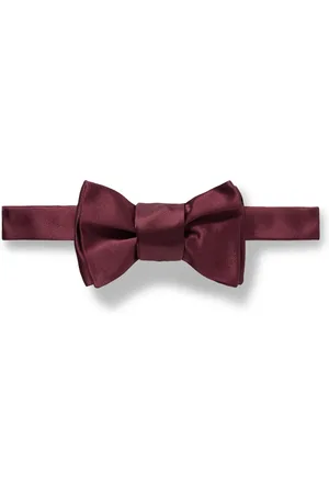 Charvet Pre-Tied Silk-Satin Bow Tie - Men