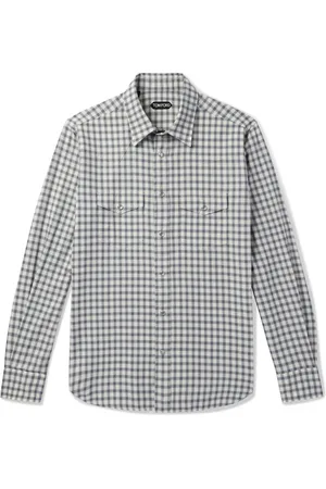 Tom Ford Checked Cotton Shirt - Men - - EU 41