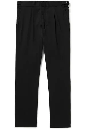 Orlebar Brown Carsyn Tapered Pleated Cotton-Blend Trousers - Men - - UK/US 32