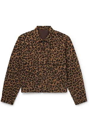 KAPITAL Leopard-Print Brushed Cotton-Blend Twill Jacket - Men - - 4
