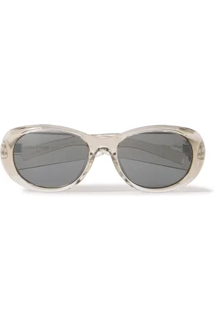 Saint Laurent Round-Frame Acetate Sunglasses - Men