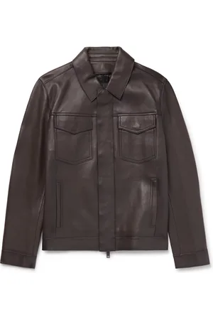 YVES SALOMON Leather Blouson Jacket - Men - - IT 50