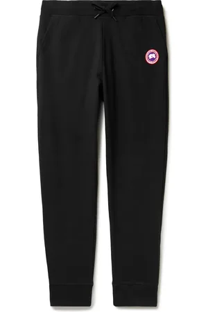 Canada Goose Huron Tapered Logo-Appliqu??d Cotton-Jersey Sweatpants - Men - - XS