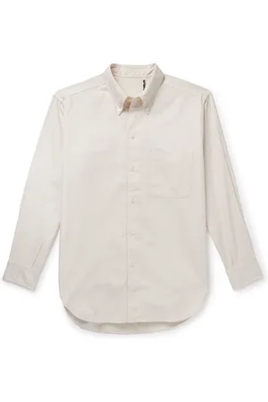 Kaptain Sunshine Finx Button-Down Collar Cotton Oxford Shirt - Men - - 38