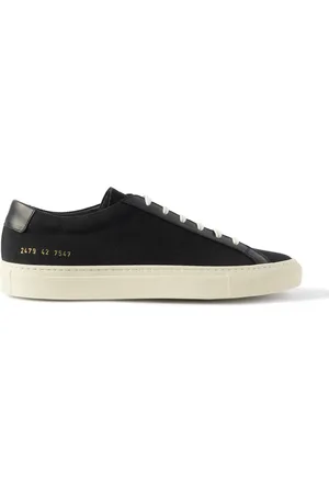 COMMON PROJECTS Original Achilles Leather-Trimmed Canvas Sneakers - Men - - EU 40