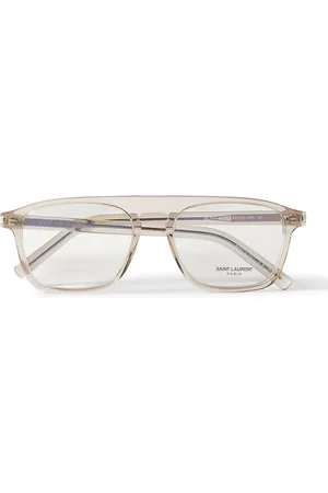 Saint Laurent New Wave D-Frame Acetate Optical Glasses - Men