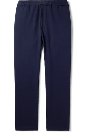 BARENA Riobarbo Straight-Leg Ribbed Virgin Wool-Blend Jersey Suit Trousers - Men - - IT 46
