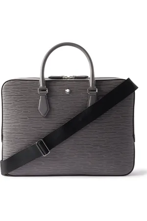 Montblanc Textured-Leather Briefcase - Men