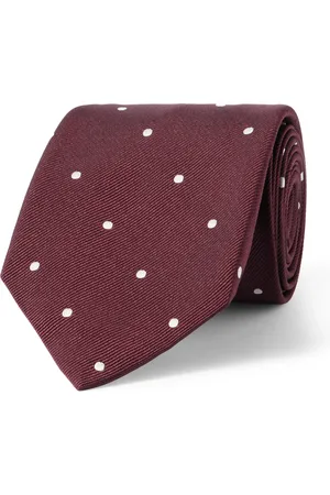 Loro Piana 8cm Polka-Dot Silk-Twill Tie - Men