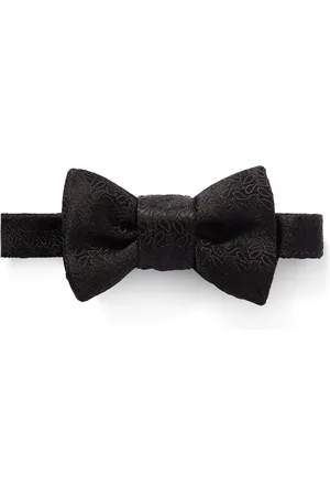 Charvet Pre-Tied Paisley-Jacquard Silk Bow Tie - Men