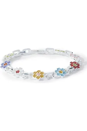 Hatton Labs Daisy Cubic Zirconia Bracelet - Men - - M