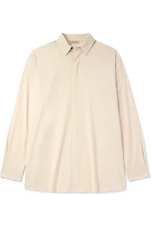 FEAR OF GOD Oversized Stretch-Cotton and Wool-Blend Oxford Shirt - Men - - XXL