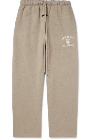 FEAR OF GOD Straight-Leg Logo-Appliqu??d Cotton-Blend Jersey Sweatpants - Men - - XL