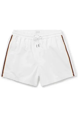 Paul Smith Short-Length Grosgrain-Trimmed Swim Shorts - Men - - XL