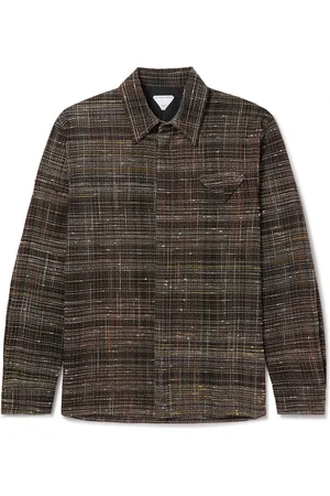 Bottega Veneta Tweed Shirt - Men - - IT 48