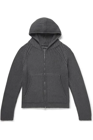 OUR LEGACY Level Ribbed Cotton Zip-Up Hoodie - Men - - IT 50