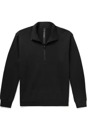Lululemon Steady State Cotton-Blend Jersey Half-Zip Sweatshirt - Men - - L