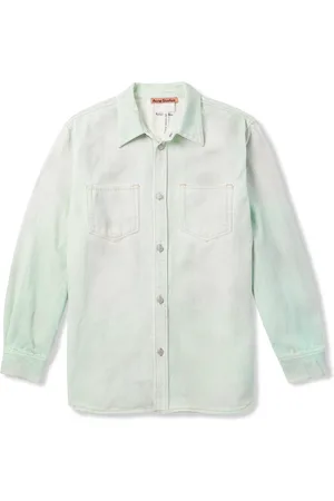 Acne Studios Karto U Traffic Distressed Denim Shirt - Men - - XL