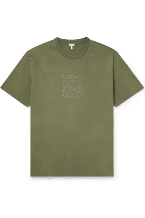 Loewe Logo-Embroidered Cotton-Jersey T-Shirt - Men - - XS