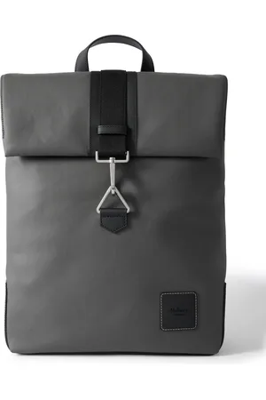 MULBERRY Dalston Leather-Trimmed Coated-Canvas Backpack - Men
