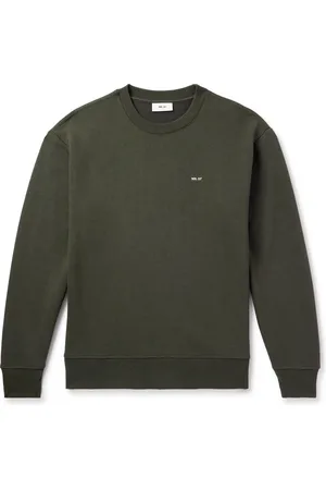NN.07 Briggs 3504 Logo-Embroidered Organic Cotton-Blend Jersey Sweatshirt - Men - - S