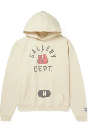 GALLERY DEPT. Oversized Logo-Print Cotton-Jersey Hoodie - Men - - M