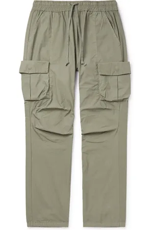 JOHN ELLIOTT Straight-Leg Cotton-Poplin Cargo Trousers - Men - - S