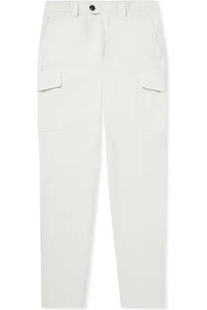 Brunello Cucinelli Straight-Leg Cotton-Gabardine Cargo Trousers - Men - - IT 50
