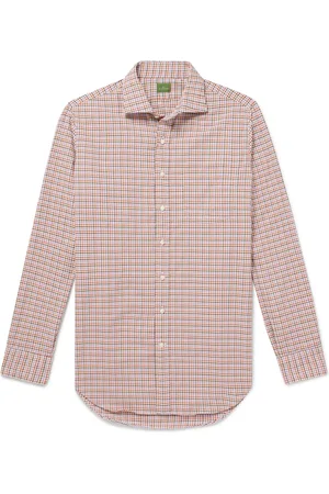 Sid Mashburn Slim-Fit Spread-Collar Cotton-Twill Shirt - Men - - M