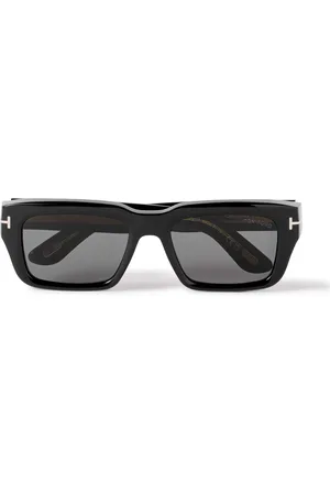 Tom Ford Icon Rectangular-Frame Tortoiseshell Acetate Sunglasses - Men