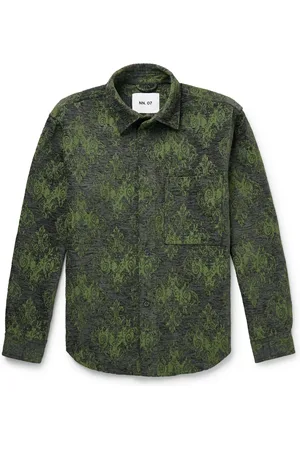 NN.07 Adwin 5579 Chenille-Jacquard Overshirt - Men - - M