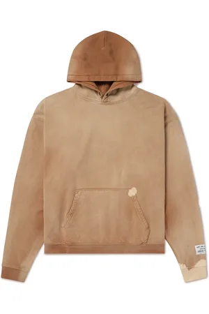 GALLERY DEPT. Ventura Logo-Appliqu??d Distressed Cotton-Jersey Hoodie - Men - - XL