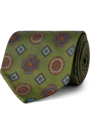 Rubinacci 8cm Printed Silk-Twill Tie - Men