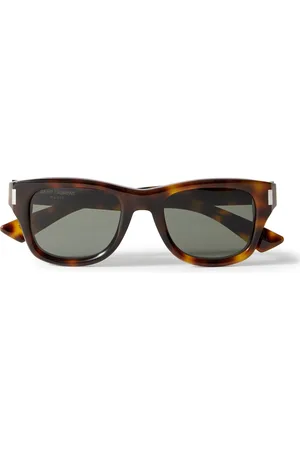 Saint Laurent Square-Frame Acetate Sunglasses - Men