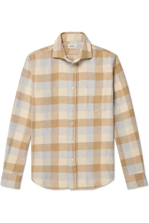 HARTFORD Paul Checked Cotton-Flannel Shirt - Men - - S