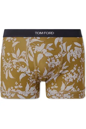 Tom Ford Floral-Print Stretch-Cotton Boxer Briefs - Men - - L