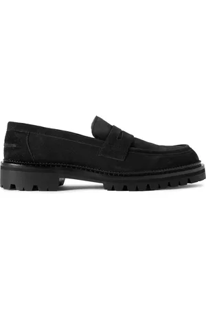 Mr P. Jacques Suede Penny Loafers - Men - - UK 12