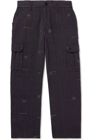Kardo Ally Wide-Leg Cotton-Jacquard Trousers - Men - - M