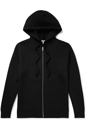 Loewe Logo-Embossed Wool-Blend Zip-Up Hoodie - Men - - M
