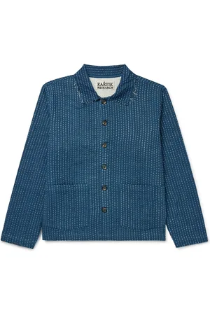 Kartik Research Embroidered Cotton Jacket - Men - - S